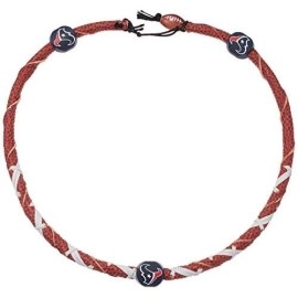 NFL Houston Texans Classic Spiral Football Necklace