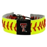 NCAA Texas Tech Red Raiders Classic Softball Bracelet