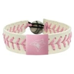 MLB Toronto Blue Jays Pink Baseball Bracelet