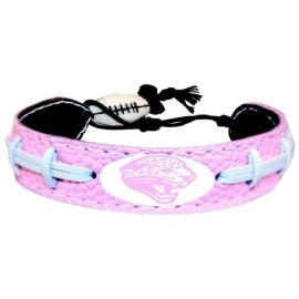 Jacksonville Jaguars Bracelet Pink Football CO