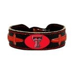 NCAA Texas Tech Red Raiders Team Color Football Bracelet