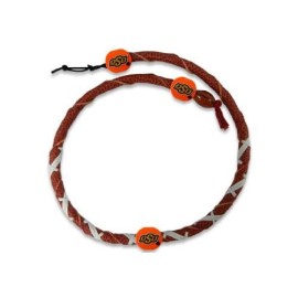 Oklahoma State Cowboys Necklace Spiral Football CO