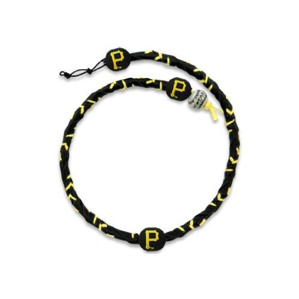 MLB Pittsburgh Pirates Team color Frozen Rope Baseball Necklace