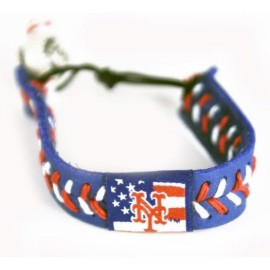 New York Mets Bracelet Team Color Baseball Stars and Stripes CO