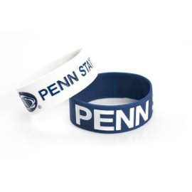 NCAA Penn State Nittany Lions Silicone Rubber Bracelet, 2-Pack