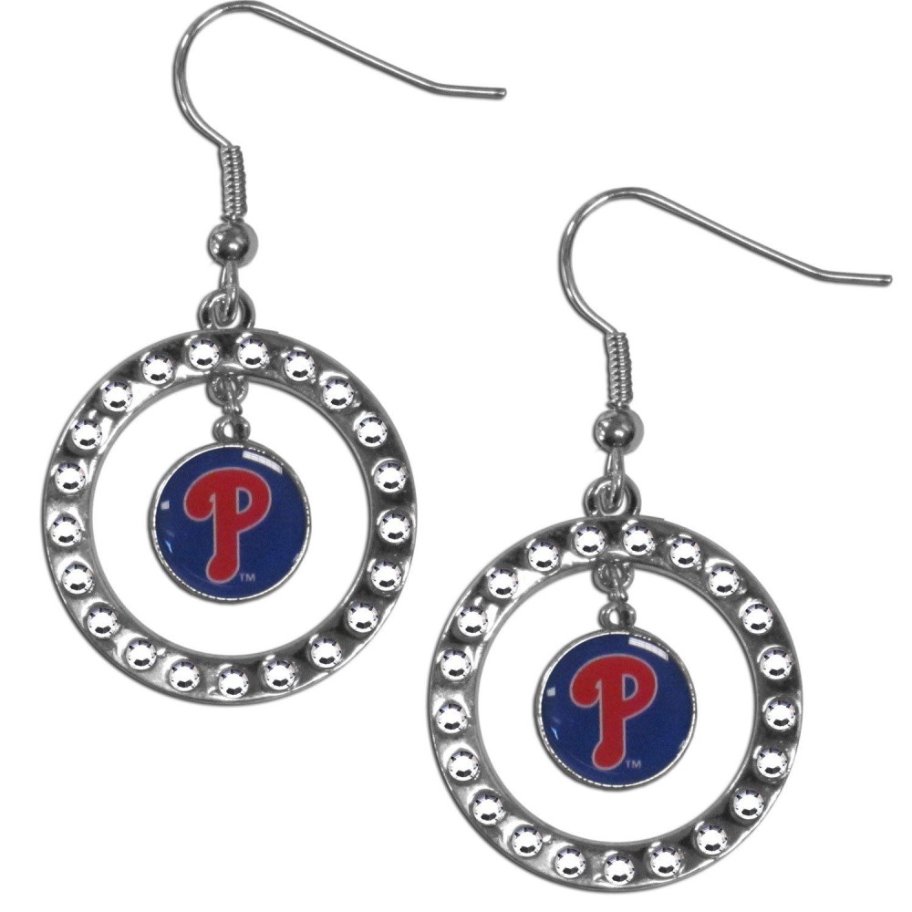 MLB Philadelphia Phillies Rhinestone Earrings