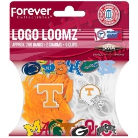Forever collectibles NcAA Tennessee Volunteers WBLMNcDIYTN Bracelet Logo Loomz Team colors One Size