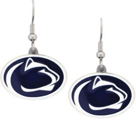 Penn State Nittany Lions Earrings Dangle Style - Special Order