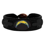 NFL Los Angeles Chargers BraceletTeam Color Tonal Black, Team Color Tonal Black, One Size