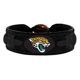 NFL Jacksonville Jaguars BraceletTeam Color Tonal Black, Team Color Tonal Black, One Size