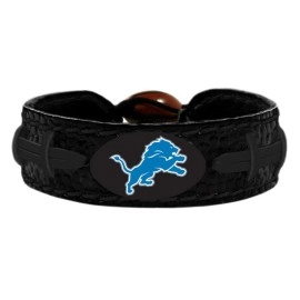 NFL Detroit Lions BraceletTeam Color Tonal Black, Team Color Tonal Black, One Size