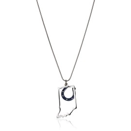 NFL Siskiyou Sports Womens Indianapolis Colts State Charm Necklace 18 inch Team Color