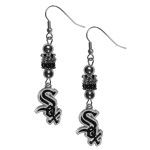 MLB Chicago White Sox Euro Bead Earrings, 7.5