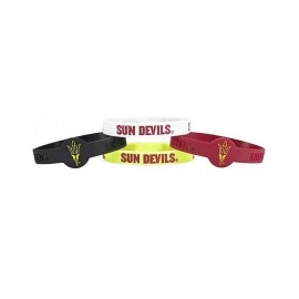 NcAA Arizona State Sun Devils ccP-Bc-283-36 Bracelets (4 Pack), One Size, Team colors