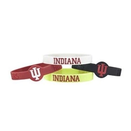 Indiana Hoosiers Bracelets - 4 Pack Silicone - Special Order