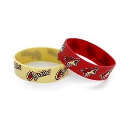 NHL Arizona Coyotes Wide Bracelet, 2-Pack