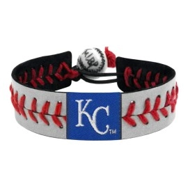 GameWear MLB Kansas City Royals Baseball Bracelet, One Size, Reflective