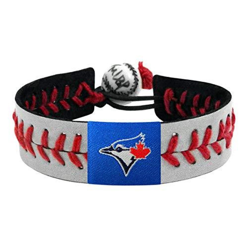 MLB Toronto Blue Jays Baseball Bracelet, One Size, Reflective