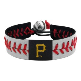 GameWear MLB Pittsburgh Pirates Baseball Bracelet, One Size, Reflective