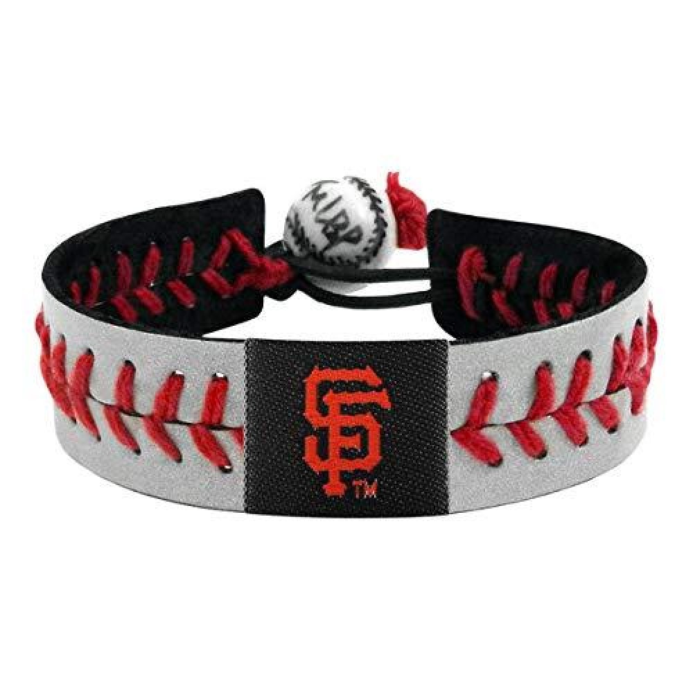 MLB San Francisco Giants Baseball Bracelet, One Size, Reflective