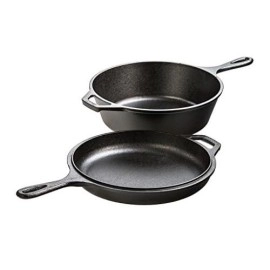 Lodge Combo Cooker Cast Iron, 10.25