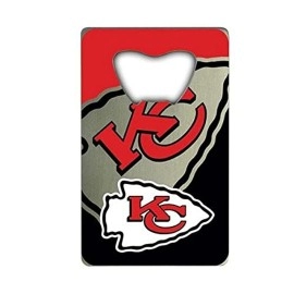 FANMATS 62555 Kansas City Chiefs Credit Card Style Bottle Opener - 2