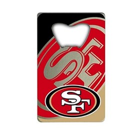 FANMATS 62565 San Francisco 49ers Credit Card Style Bottle Opener - 2