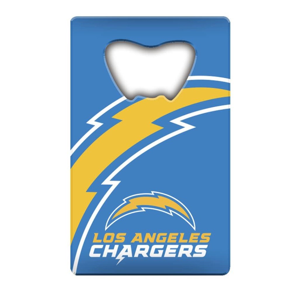 FANMATS 62564 Los Angeles Chargers Credit Card Style Bottle Opener - 2