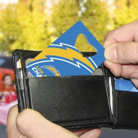 FANMATS 62564 Los Angeles Chargers Credit Card Style Bottle Opener - 2