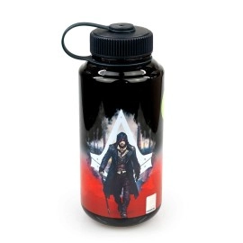 Assassins creed OFFIcIAL Limited Edition Fitness and Parkour Training Water Bottle, 28oz (BPA-Free)