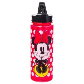 Silver Buffalo Disney's Minnie Mouse Polka Dots Tritan Water Bottle, 20 Ounces, 1 Count (Pack of 1)