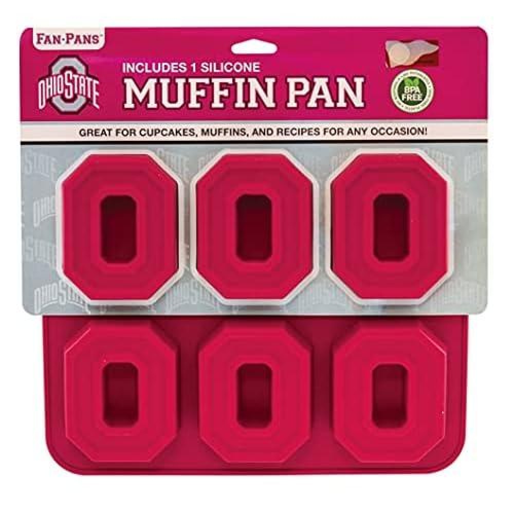 Fan Pans NCAA Ohio State Buckeyes Muffin Pan