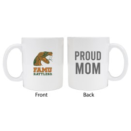 Florida A&M Rattlers Proud Mom White Ceramic Coffee Mug