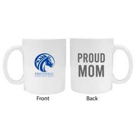 Fayetteville State University Proud Mom White Ceramic Coffee Mug