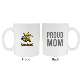 Wichita State Shockers Proud Mom White Ceramic Coffee Mug