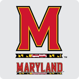 Maryland Terrapins Acrylic Square Coaster 6 Pack