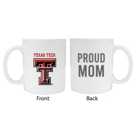 Texas Tech Red Raiders Proud Mom White Ceramic Coffee Mug