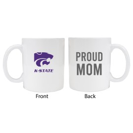 Kansas State Wildcats Proud Mom White Ceramic Coffee Mug