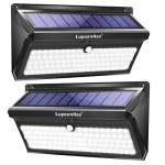 Luposwiten 100 LED Solar Lights Outdoor, 2000 Lumens Waterproof Wireless Solar Motion Sensor Lights Light with 125