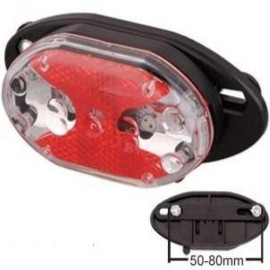 5 LED Reflective Taillight With Carrier Fit
