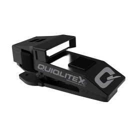 QUIQLITEX2 White LITE Hands-Free LED Pocket Light, 20-200 lumens, Safety Strobe, Aluminum Housing (USB Rechargeable)
