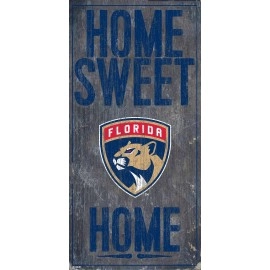 NHL Florida Panthers Unisex Florida Panthers Home Sweet Home, Team Color, 6 x 12