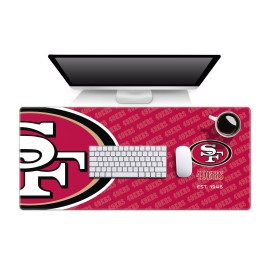 YouTheFan NFL San Francisco 49ers Logo Series Desk Pad