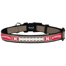 Nebraska Cornhuskers Reflective Toy Football Collar