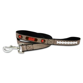 Cleveland Browns Reflective Football Leash - L,Large,Silver