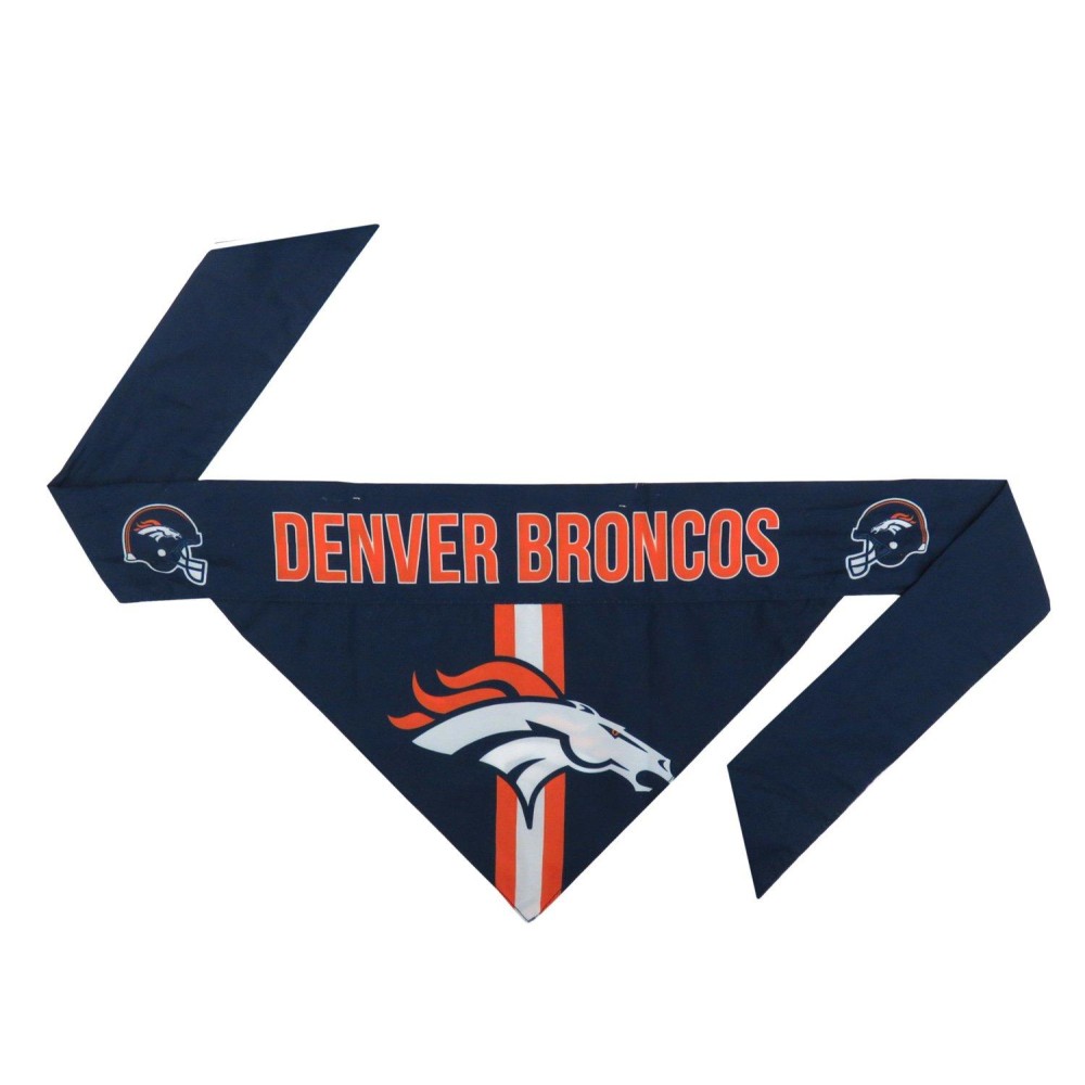 Littlearth Unisex-Adult NFL Denver Broncos Pet Bandana, Team Color, X-Small