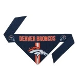 Littlearth Unisex-Adult NFL Denver Broncos Pet Bandana, Team Color, X-Small