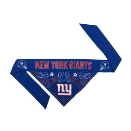 Littlearth Unisex-Adult NFL New York Giants Pet Bandana, Team Color, Small