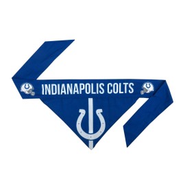 Littlearth Unisex-Adult NFL Indianapolis Colts Pet Bandana, Team Color, Large