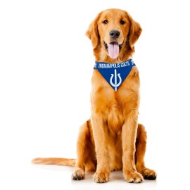 Littlearth Unisex-Adult NFL Indianapolis Colts Pet Bandana, Team Color, Large